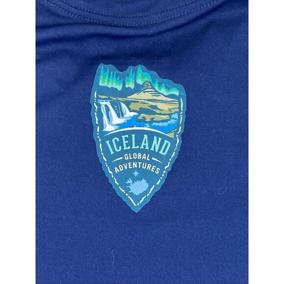 Mens Vacation Races Global Adventures ICELAND TSHIRT Navy Small - Picture 7 of 7